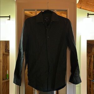 Apt. 9 Black Dress Shirt Classic Design
